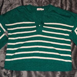 Vineyard vines Green Striped Sweater